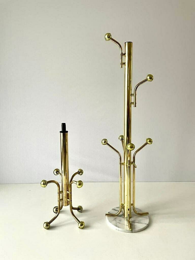 Standing Coat Stand With Marble Base, 1960s