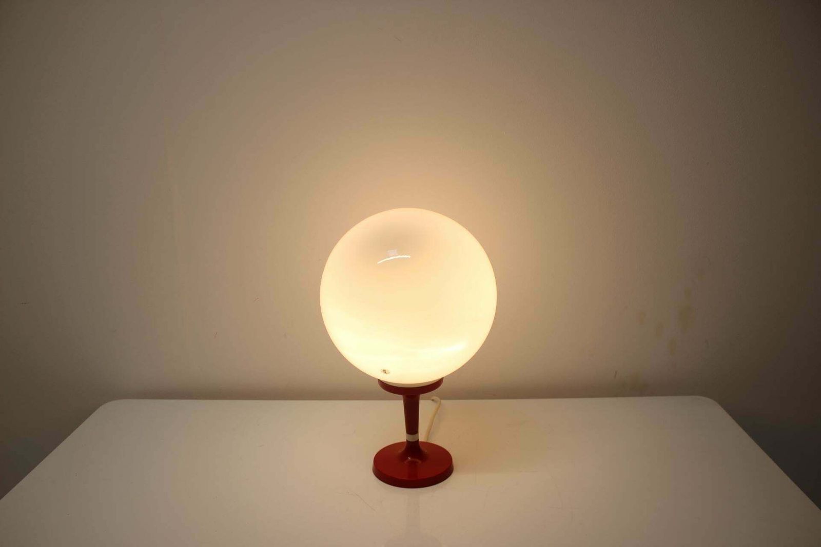 Vintage Table Lamp Osvetlovaci Sklo Valasske Mezirici, 1970s photo vinterior