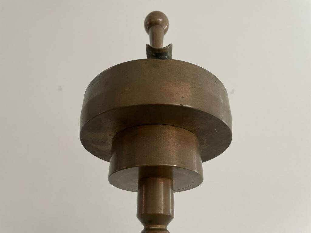 50s Italian Full Brass Industrial Floor Ashtray photo buy