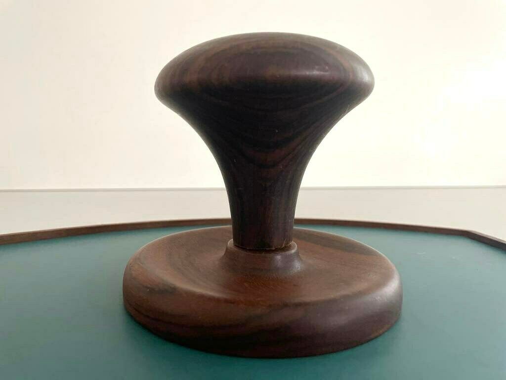Mid Century Modern Teak Rare Italian Design Pair Of Clothes Hooks, 1960s, Italy photo vintage