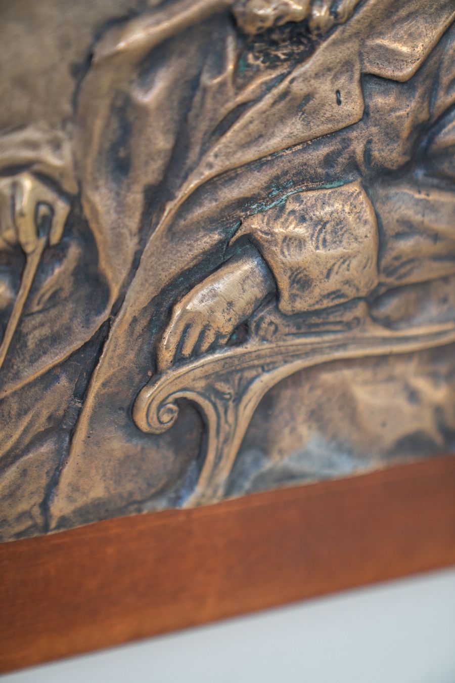 360.0 Bronze Cast In Bas Relief, Depicting Giosuè Carducci 1835 photo
