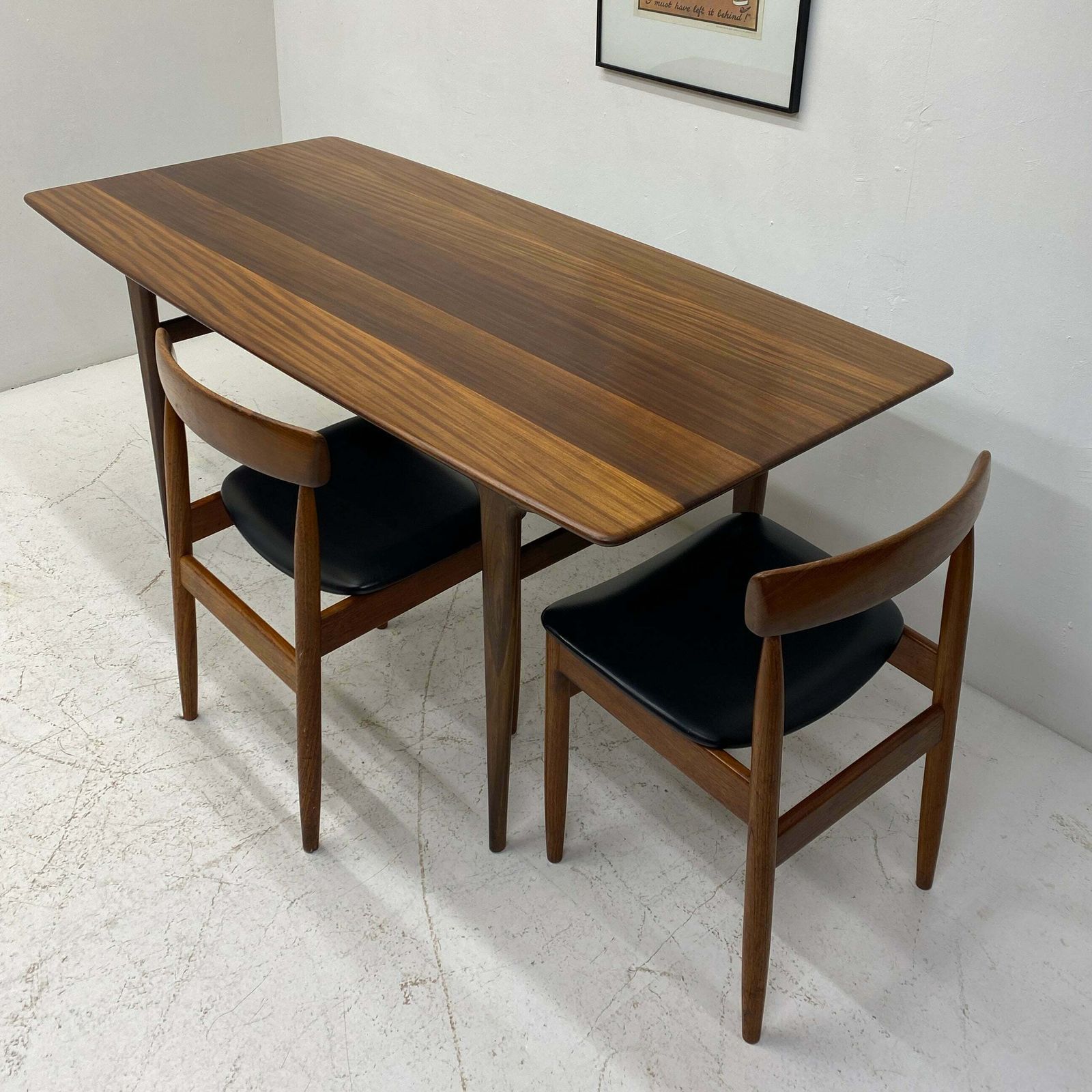 Afromasia Younger Dining Table, Mid 20th Century photo furniture