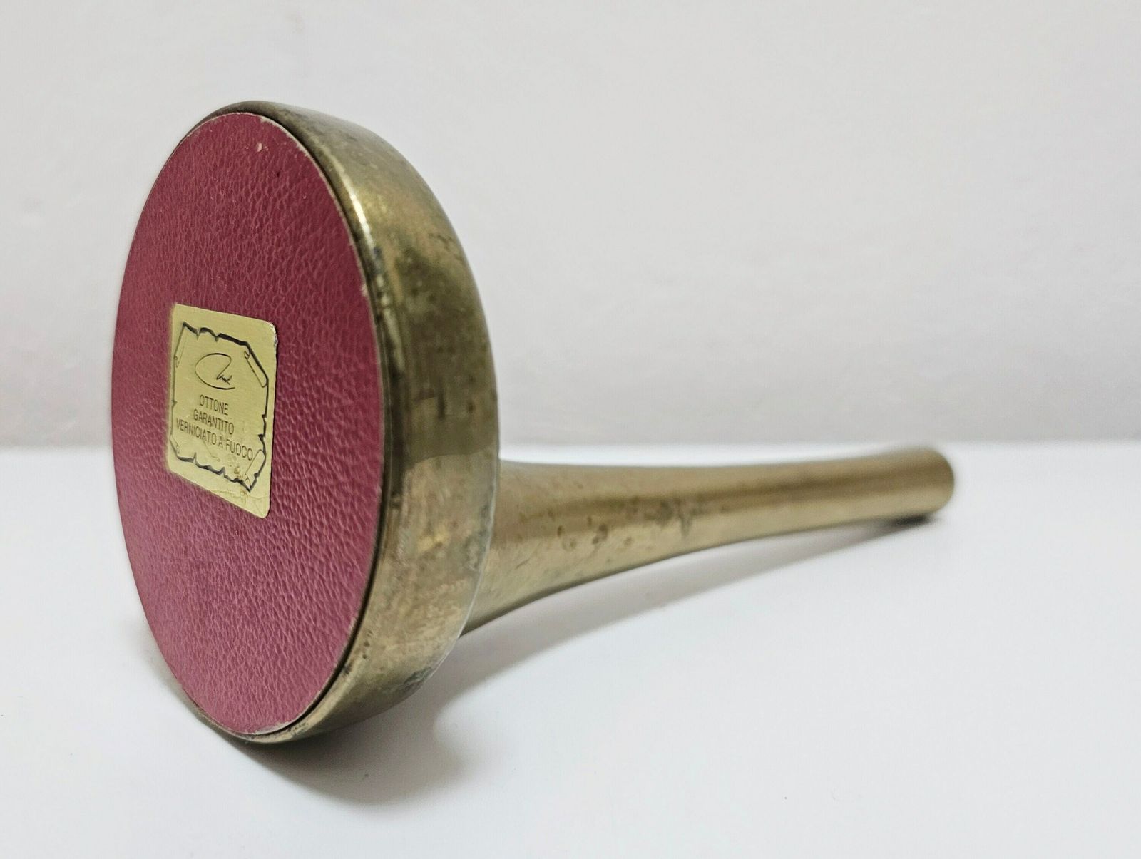 Very Rare Sculptural Asymmetrical Brutalist Gilt Bronze Vase For A Single Flower Designed By Heinz Goll // Made In Austria In 1960s Belgradedesignmark photo Home Decor