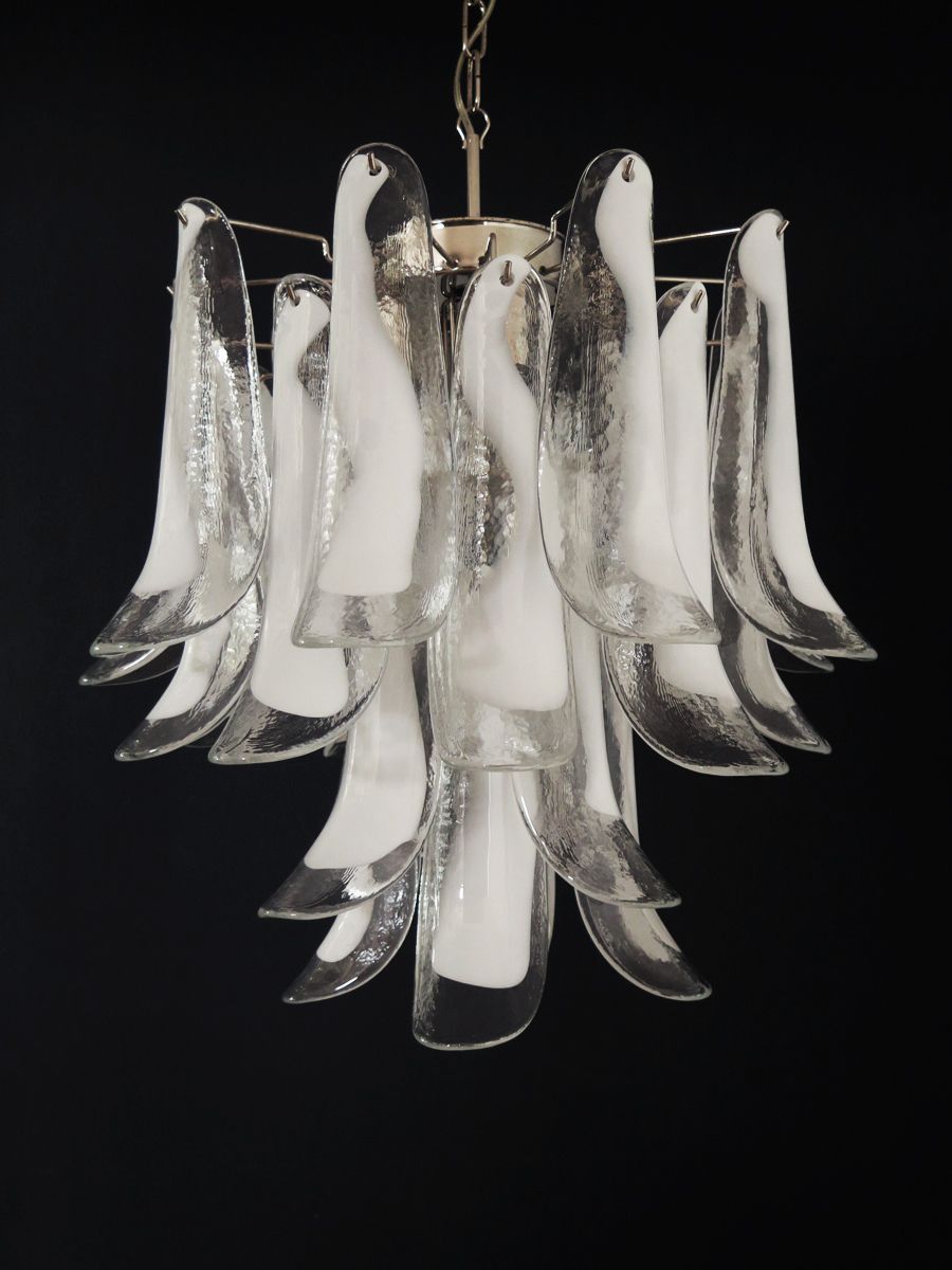 photo for sale Italian Vintage Murano Chandelier   26 Glass Petals