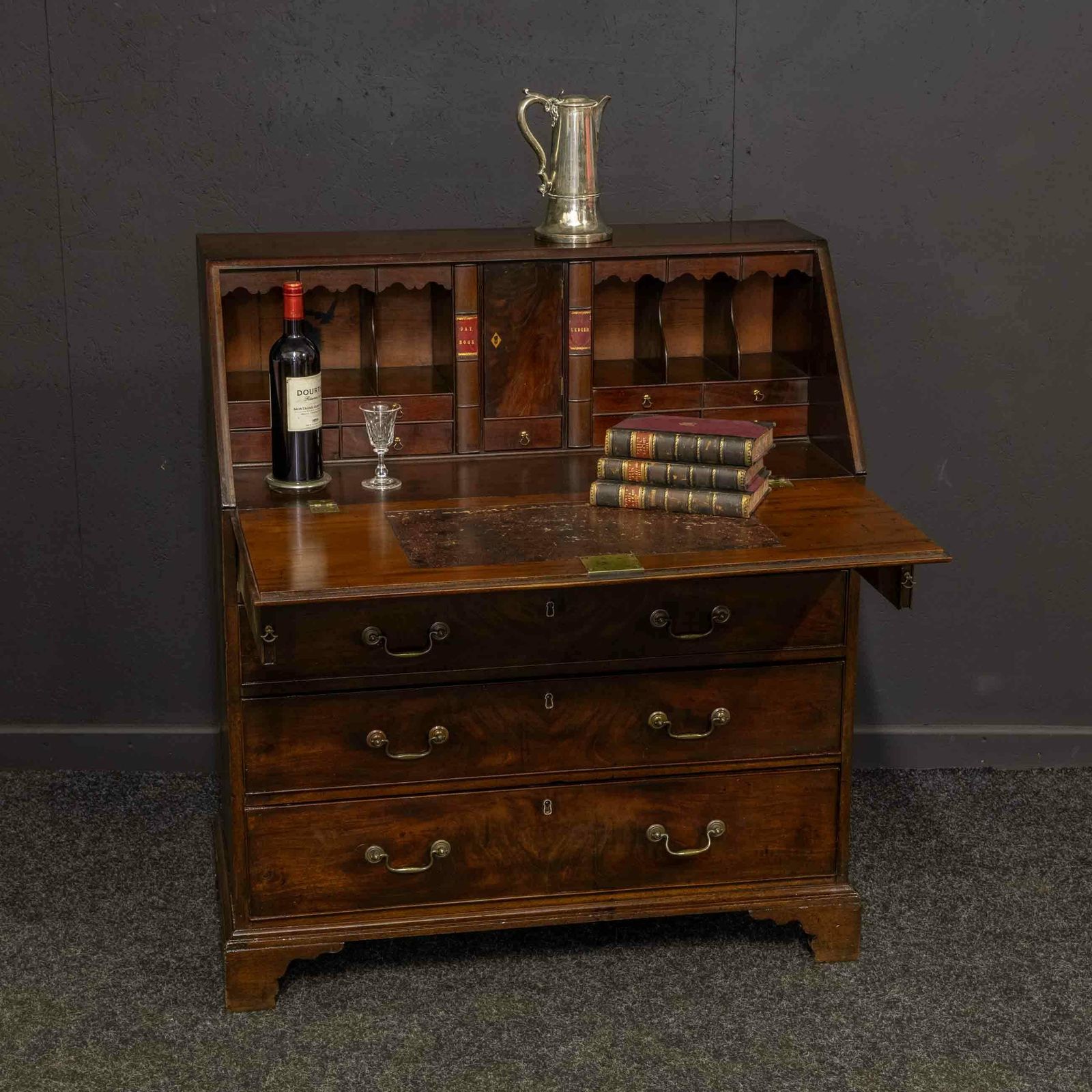 Georgian Mahogany Bureau