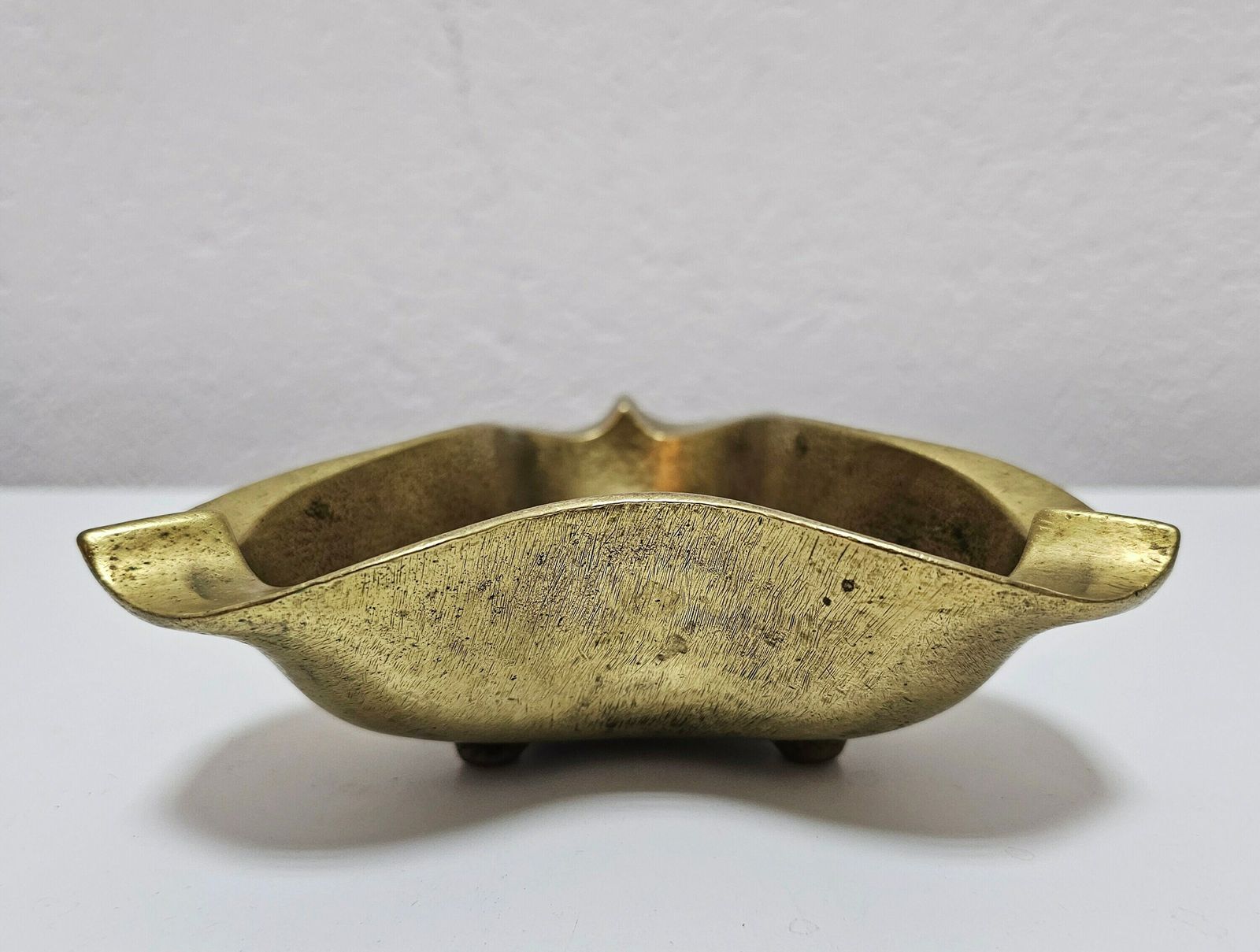 Extremely Rare Sculptural Brutalist Bronze Ashtray Designed By Heinz Goll // Made In Austria In 1960s photo for sale