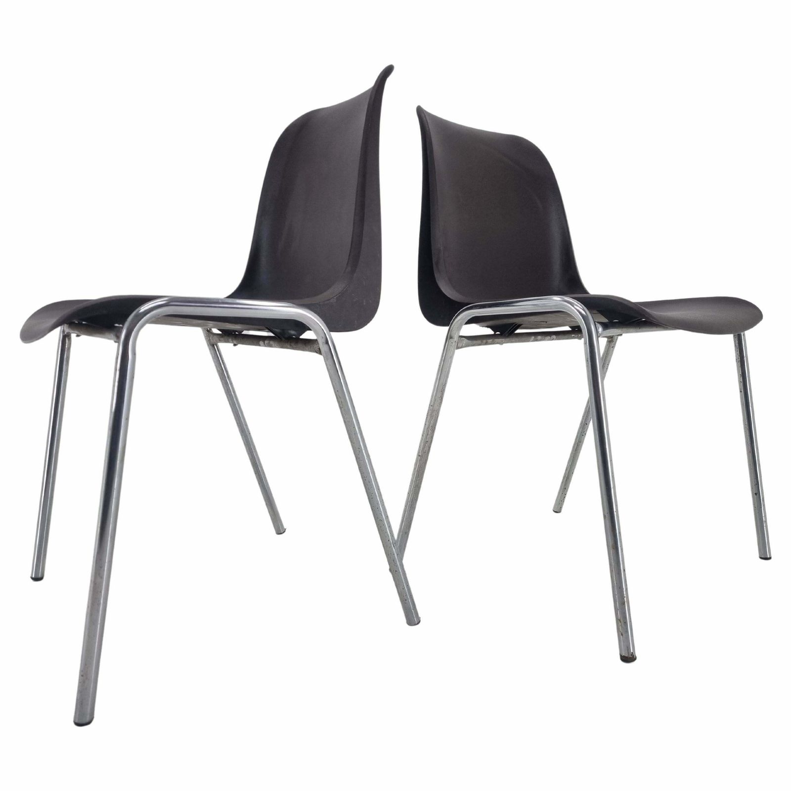 Set Of 2 Midcentury Chairs Europa Designed By Helmut Starke, 1990s