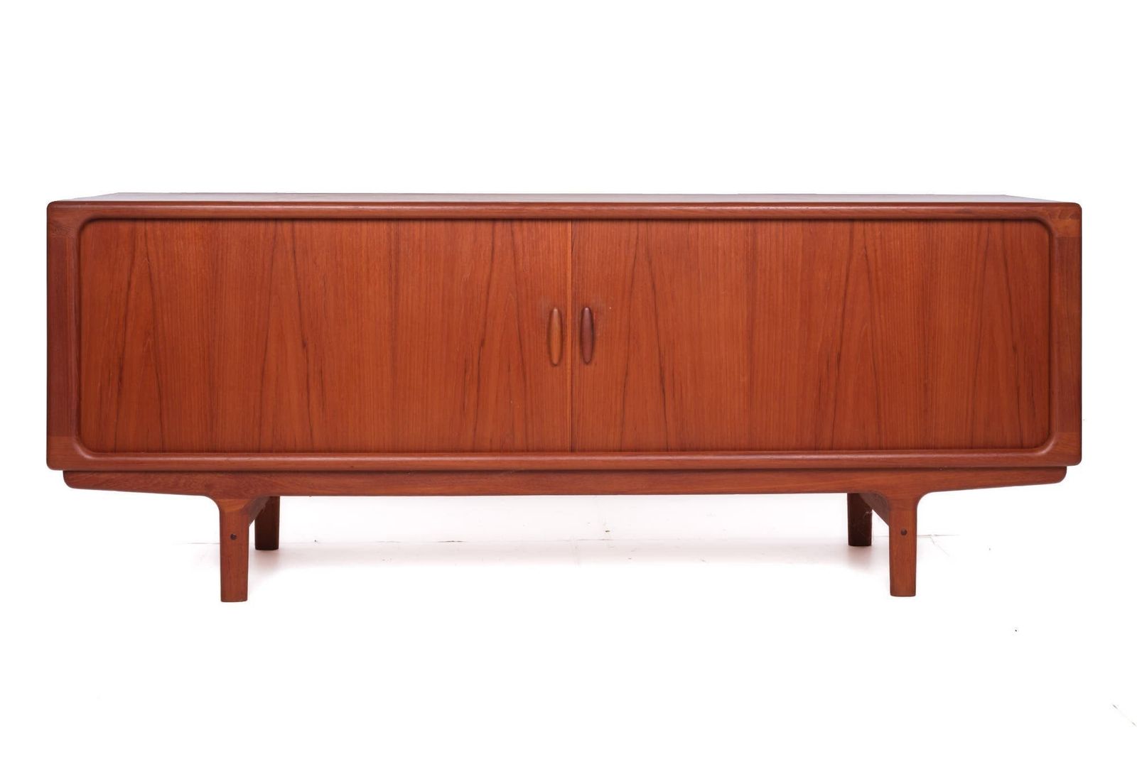 Sideboard, Roller Shutter Door, Teak, Vintage, Denmark, 70s, Dyrlund