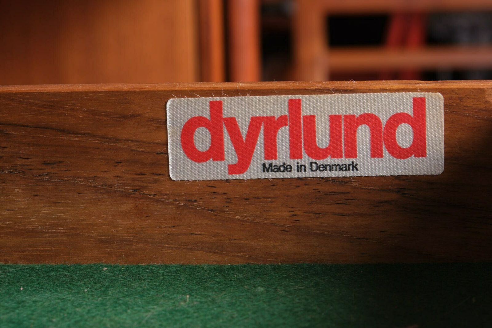 photo for sale Sideboard, Roller Shutter Door, Teak, Vintage, Denmark, 70s, Dyrlund