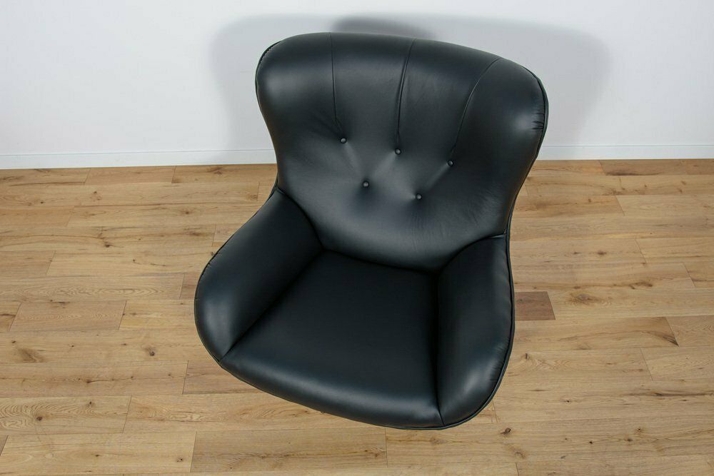 photo vinterior Mid Century Ml 214 Lounge Chair With Ottoman By Illum Wikkelsø For Mikael Laursen, 1960s, Set Of 2