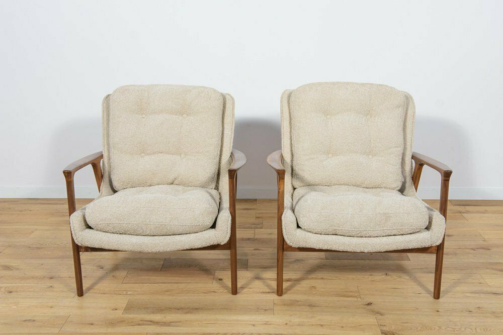 Model Tulip Armchairs By Inge Andersson For Bröderna Andersson, 1960s, Set Of 2 photo for sale