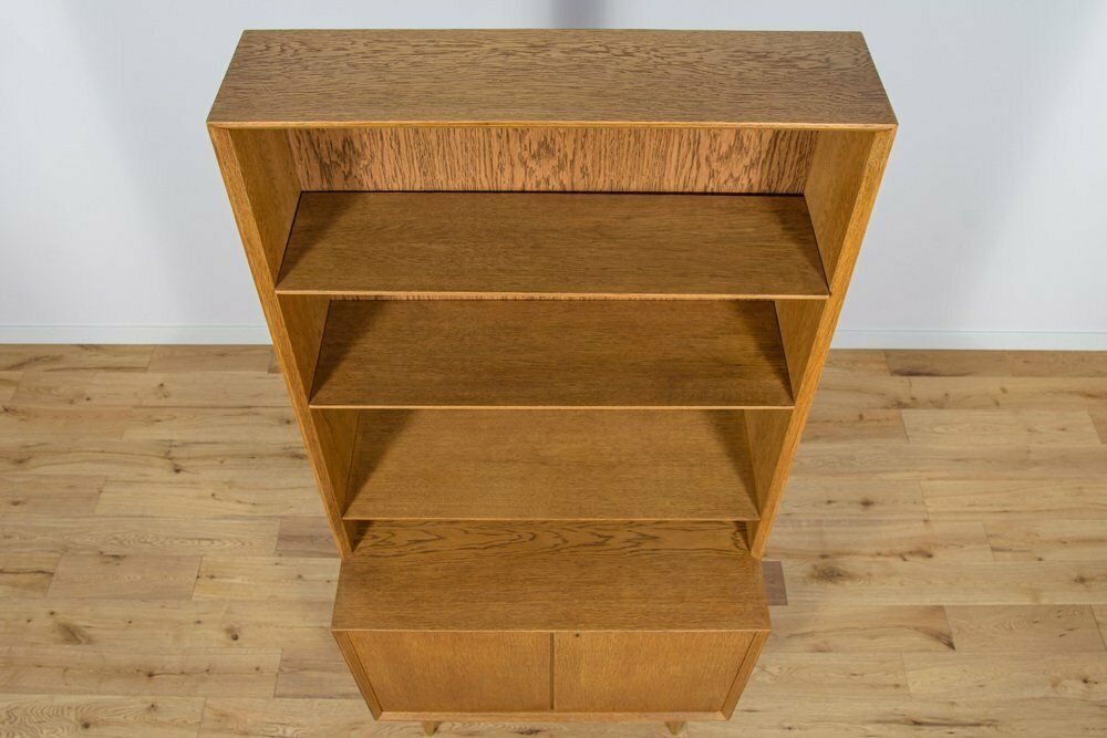 Mid Century Swedish Oak Shelf, 1970s photo vintage