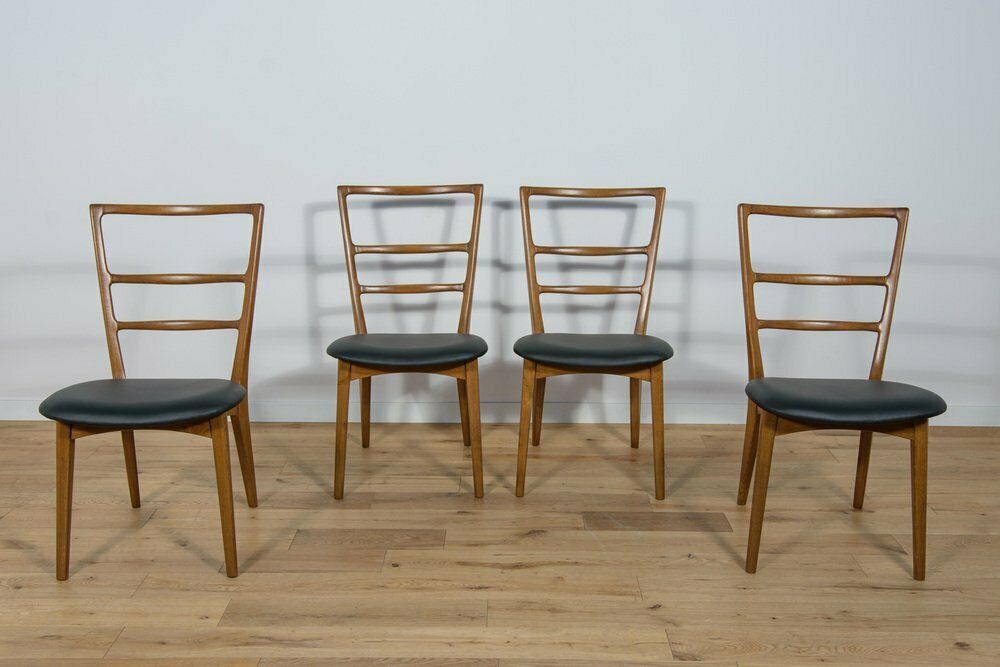 Dining Chairs By Mariana Grabiński For Swarzędz Factory, 1960s, Set Of 4 photo 2095.0