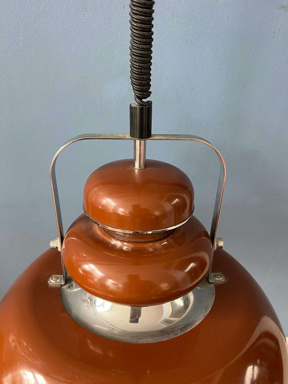 photo for sale Anvia Mid Century Space Age Bruine Hanglamp