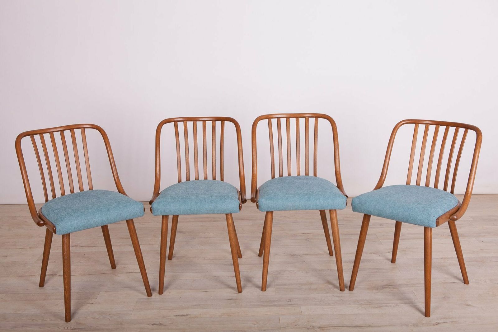 Dining Chairs Attributed To Antonin Suman For Ton, 1960s, Set Of 4