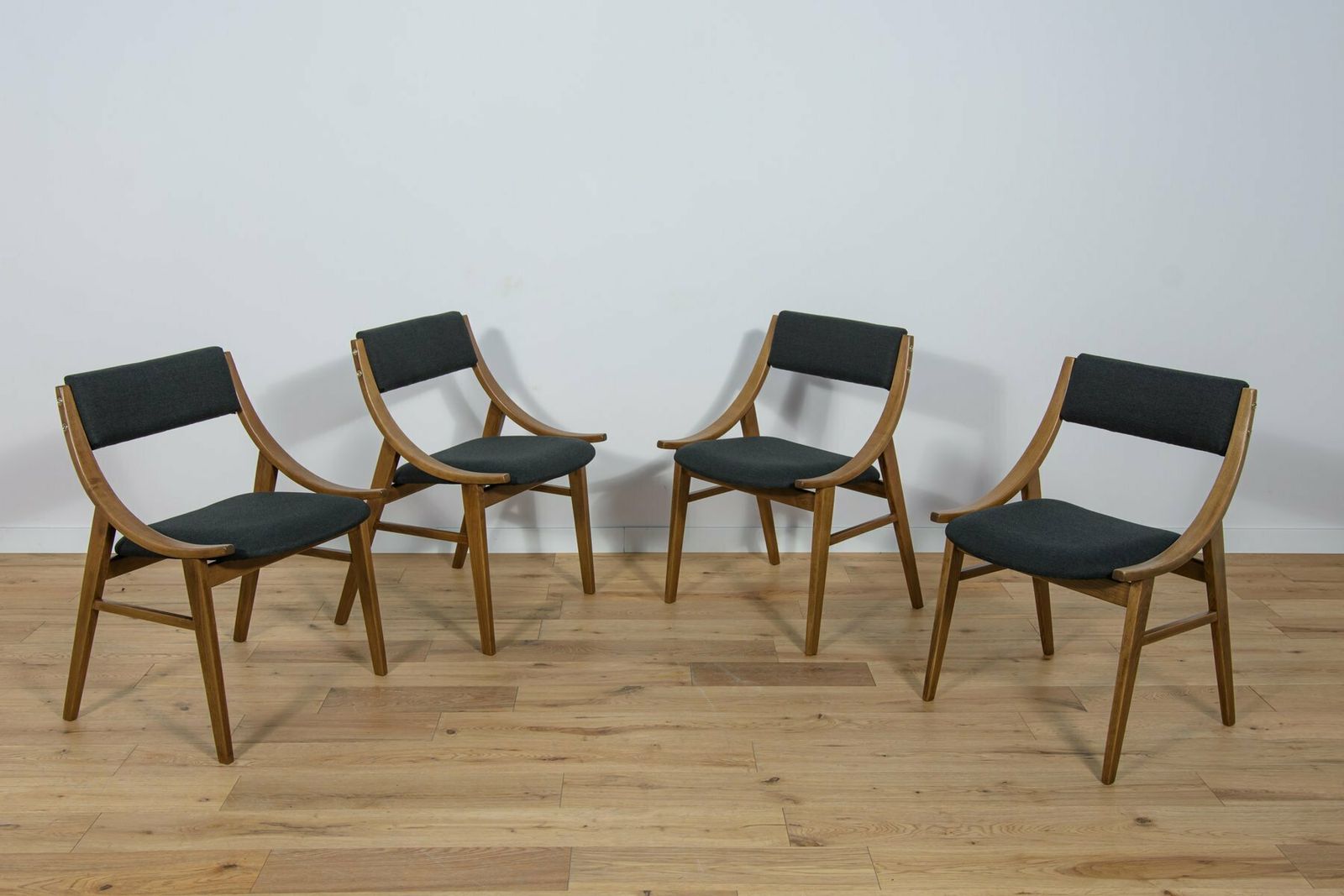 Polish Ski Jumper Chairs From Zamojska, 1970s, Set Of 4 photo for sale
