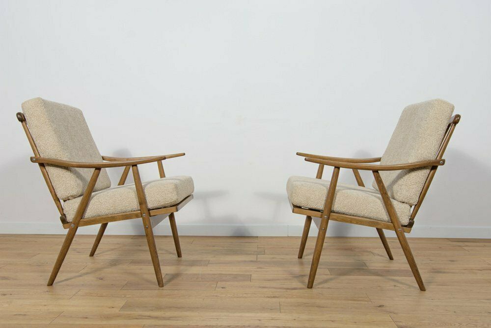 Mid Century Armchairs From Ton, 1960s, Set Of 2 photo for sale