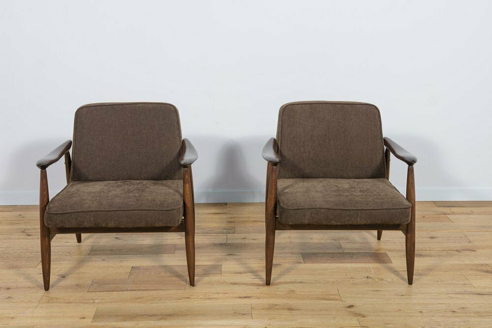 Gfm 87 Armchairs By Juliusz Kedziorek For Gościcińskie Furniture, 1960s, Set Of 2 photo 1267.0