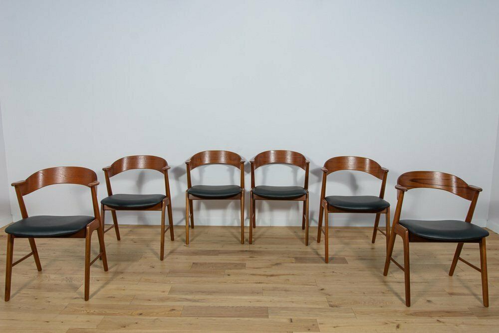 Mid Century Danish Teak Chairs From Korup Stolefabrik, Denmark, 1960s, Set Of 6 photo furniture