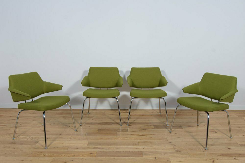 Mid Century Conference Armchairs By Jacob Jensen For Duba, 1960s, Set Of 4