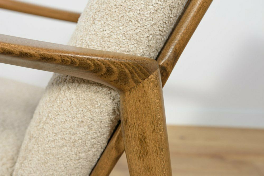 Mid Century Model 300 139 Armchair From Swarzędz Factory, 1960s photo vintage