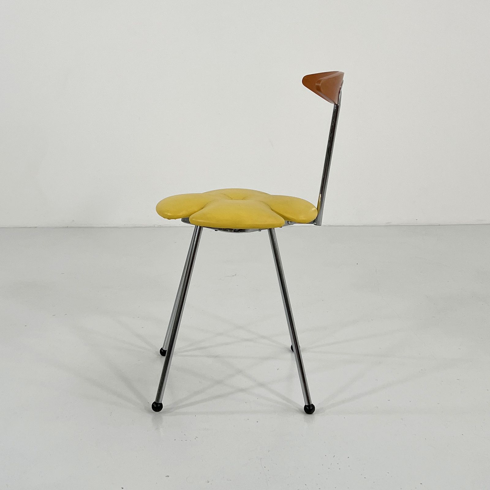 Yellow Flower Chair From Effezeta, 1970s photo 315.0