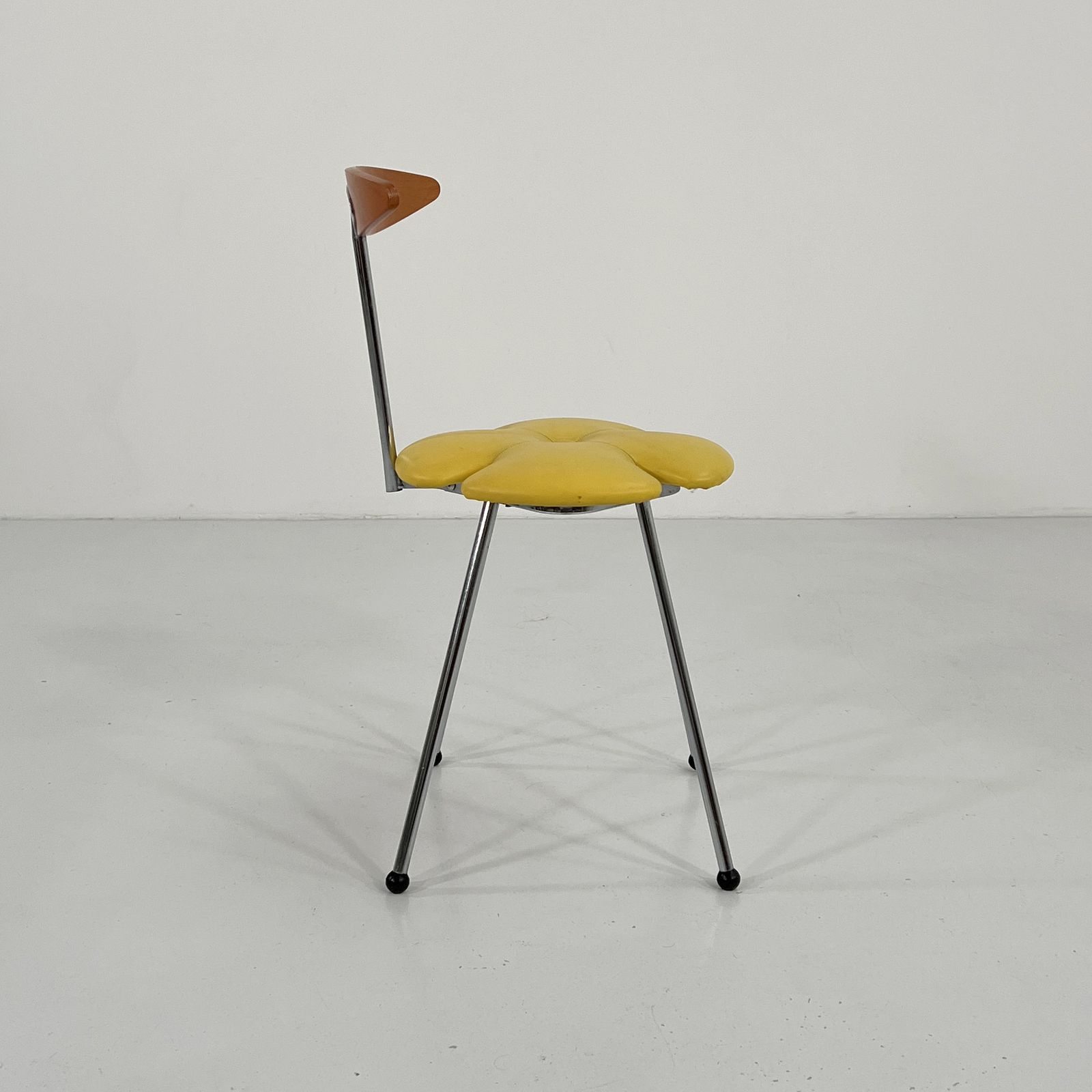 Yellow Flower Chair From Effezeta, 1970s photo buy