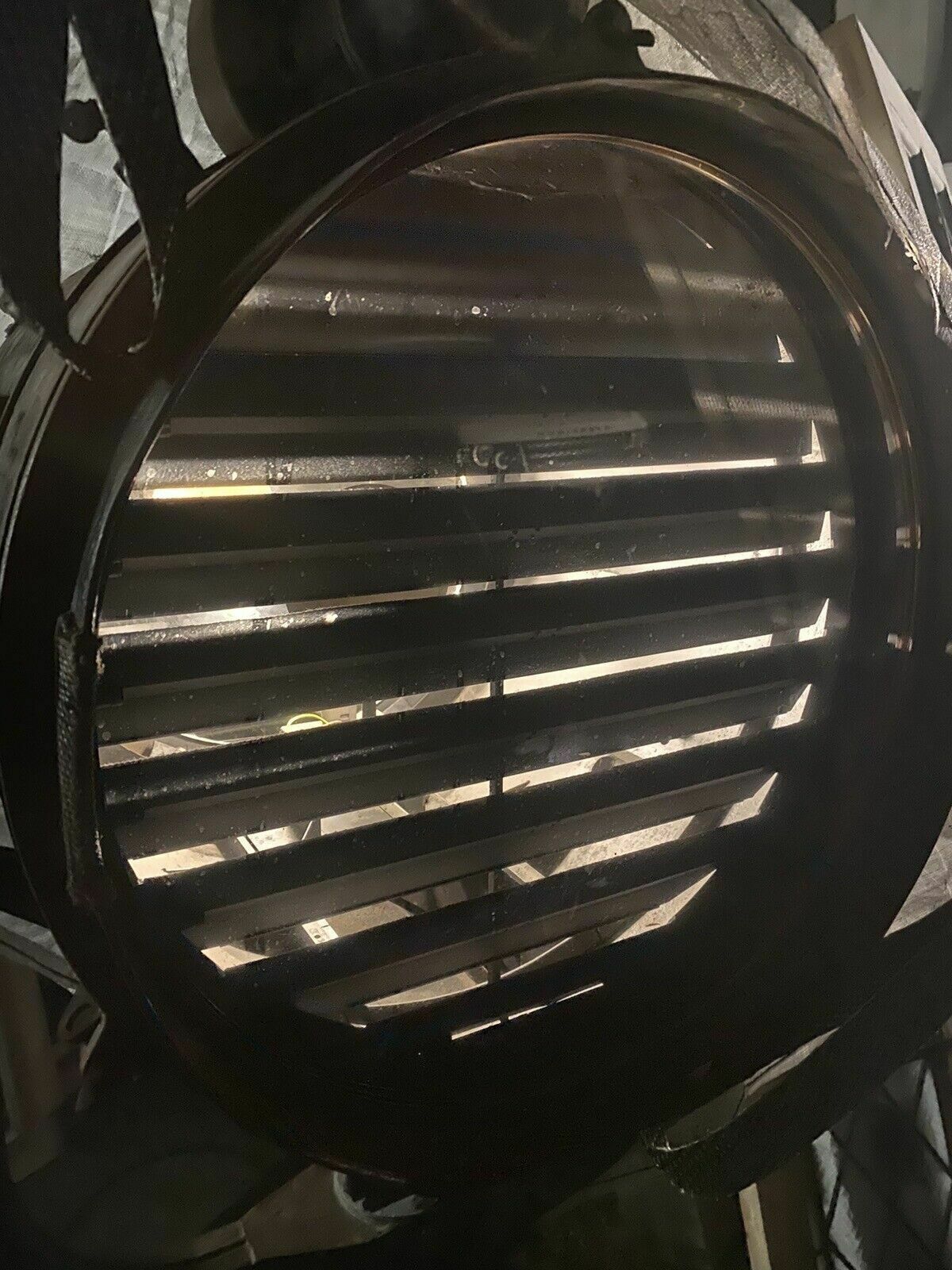 photo vintage Rare Francis 20 Inch Signalling Lamp Floor Searchlight British Naval Maritime