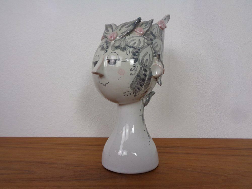 Ceramic Titania Vase By Bjørn Wiinblad For Illums Bolighus, 1960s photo for sale