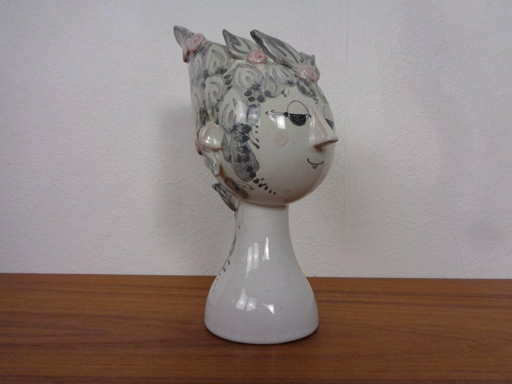 Ceramic Titania Vase By Bjørn Wiinblad For Illums Bolighus, 1960s photo 663.0