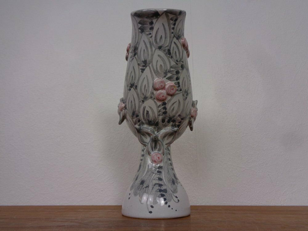 Ceramic Titania Vase By Bjørn Wiinblad For Illums Bolighus, 1960s photo vintage