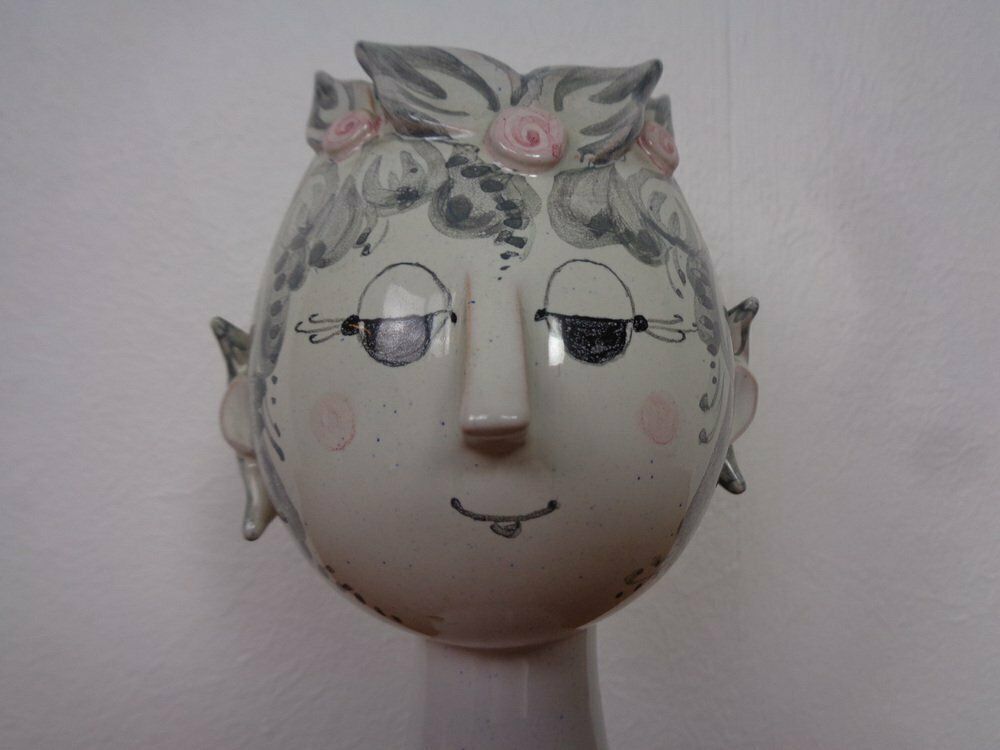 663.0 Ceramic Titania Vase By Bjørn Wiinblad For Illums Bolighus, 1960s photo