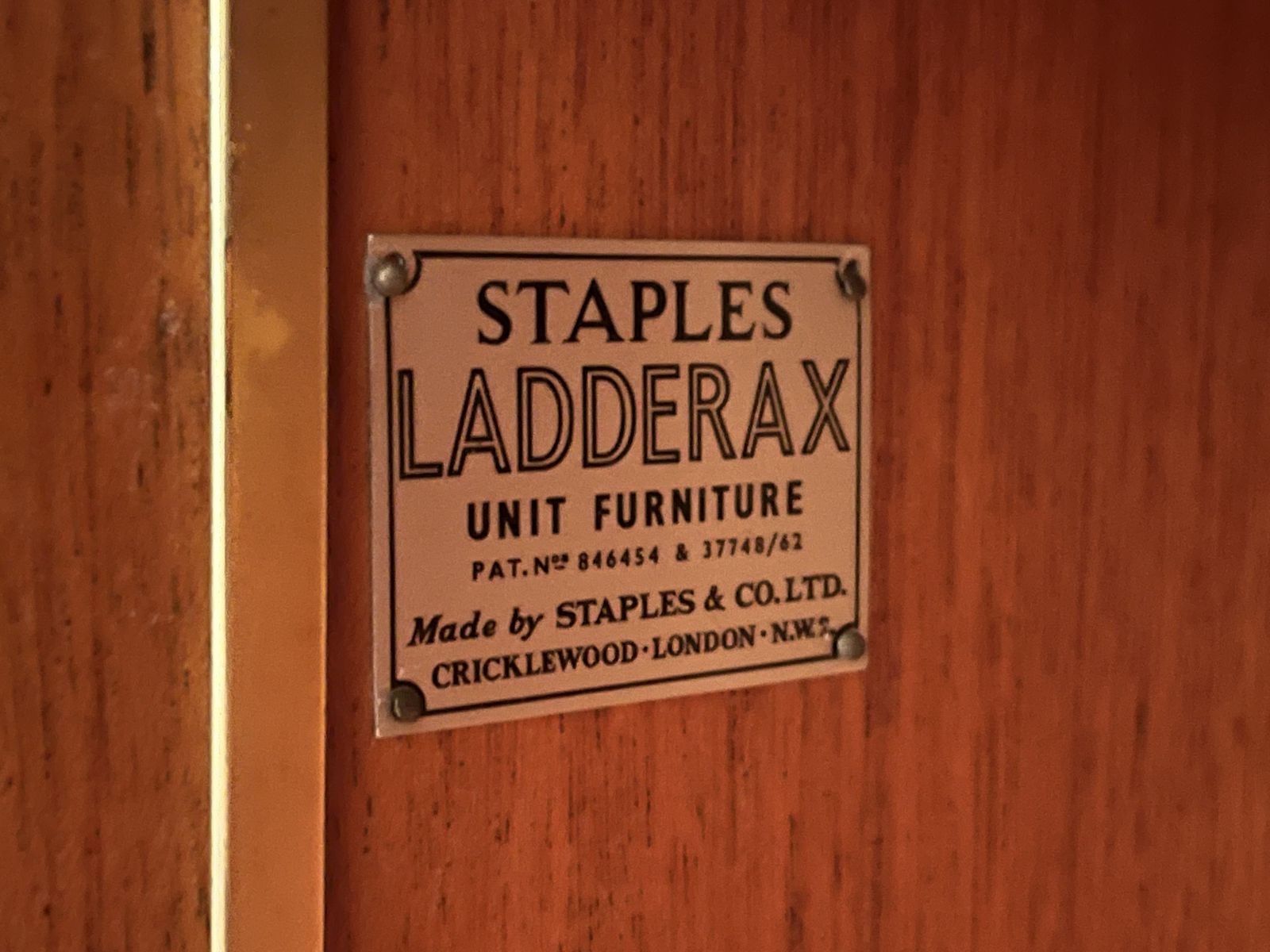 Staples Ladderax, 2x Cabinets, 7x Shelves, 4 Ladders photo for sale