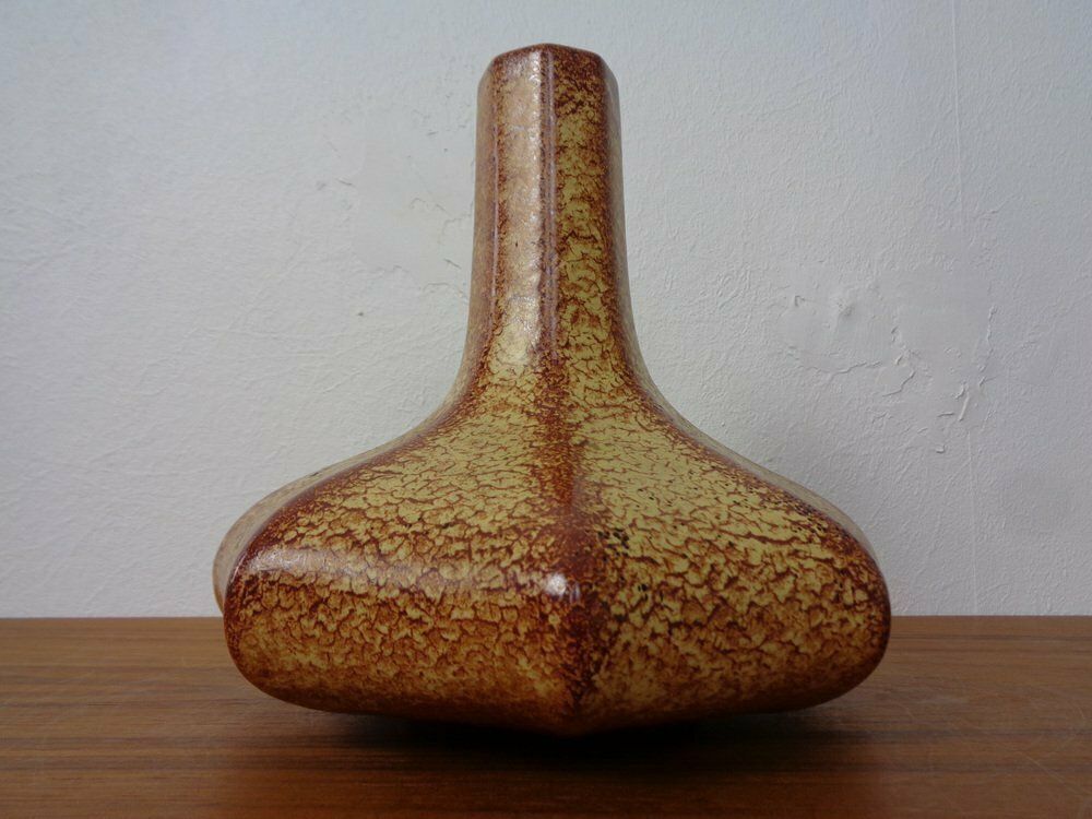 Italian Ceramic Vase By Roberto Rigon For Bertoncello, 1960s photo furniture