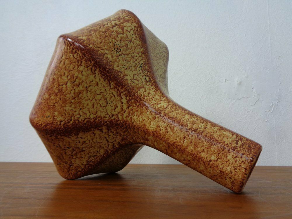 Italian Ceramic Vase By Roberto Rigon For Bertoncello, 1960s photo buy