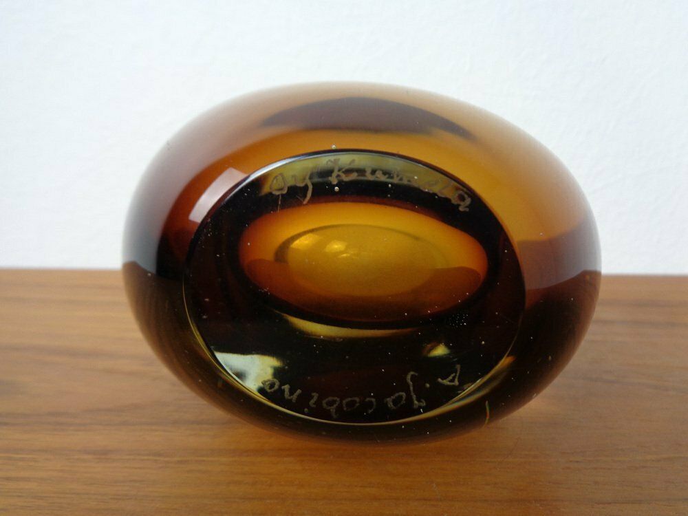 photo vinterior Finnish Glass Vase By Armando Jacobino For Oy Kumela, 1950s
