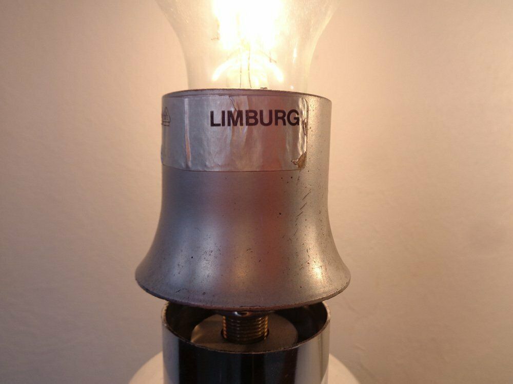 photo vinterior Opaline Glass Table Lamps From Glashütte Limburg, 1960s, Set Of 2