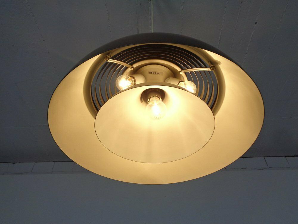Aj Royal Ceiling Lamps By Arne Jacobsen For Louis Poulsen, Denmark, 1960s, Set Of 2 photo vintage
