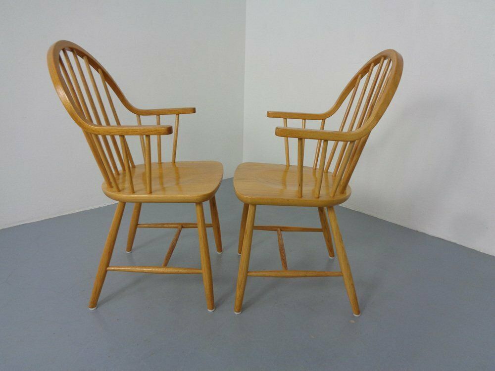 Oak Armchairs By Erik Ole Jørgensen For Tarm Stole Møbelfabrik, Set Of 2 photo vinterior