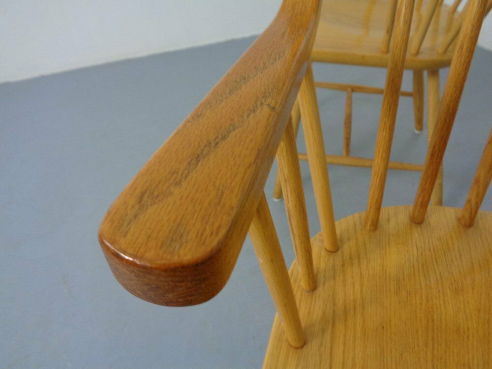 815.0 Oak Armchairs By Erik Ole Jørgensen For Tarm Stole Møbelfabrik, Set Of 2 photo