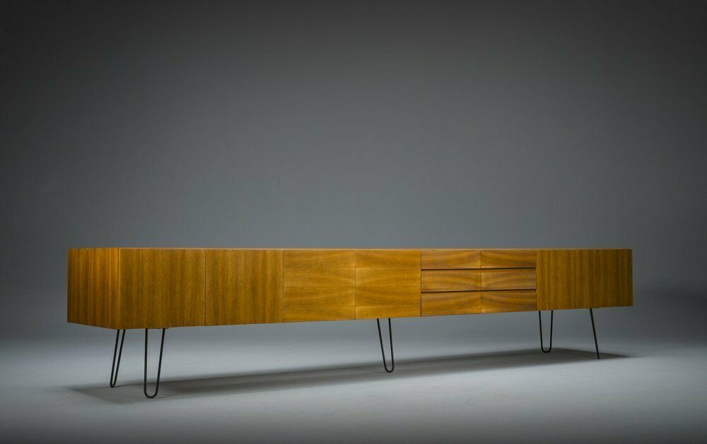 Mid Century Wall Cabinet And Sideboard From Walunt, 1970s, Set Of 2 photo furniture