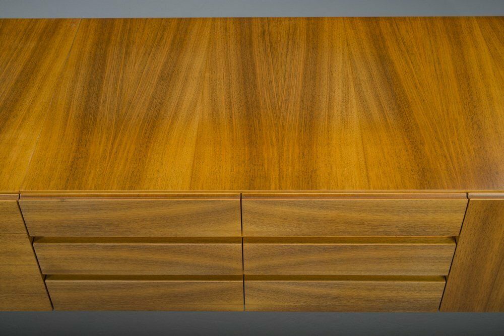 Mid Century Wall Cabinet And Sideboard From Walunt, 1970s, Set Of 2 photo 1640.8