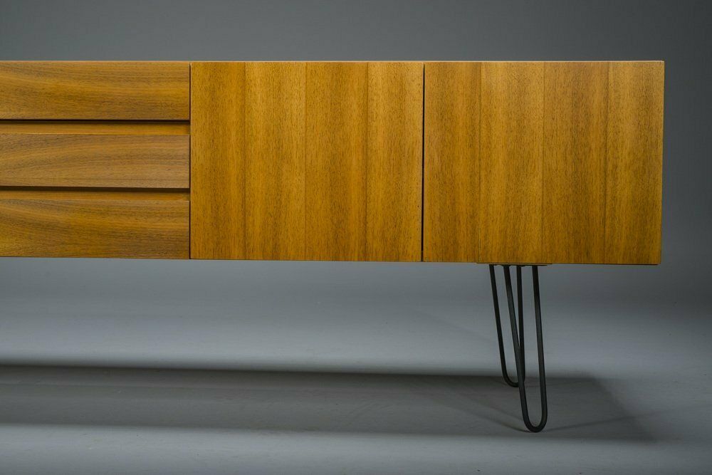 photo vinterior Mid Century Wall Cabinet And Sideboard From Walunt, 1970s, Set Of 2