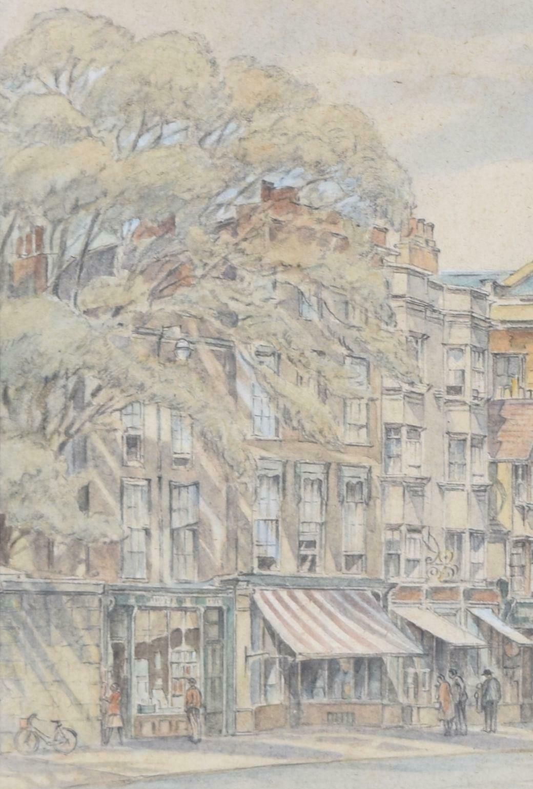 William Sydney Causer Queen's College, Oxford Watercolour By William Sydney Causer photo furniture