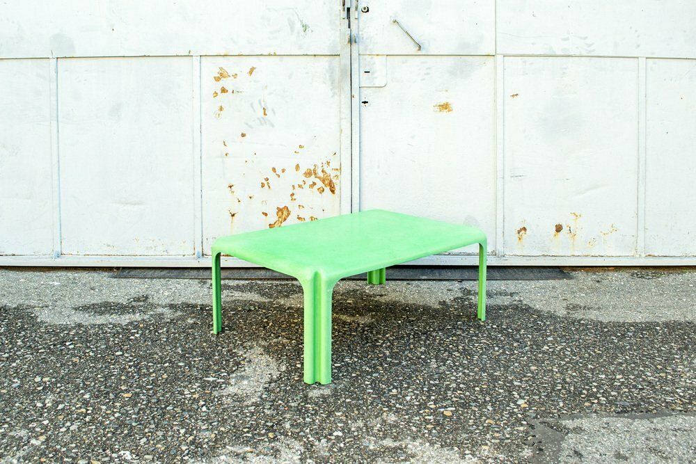 Green Arcadia Coffee Table By Vico Magistretti For Artemide, 1970