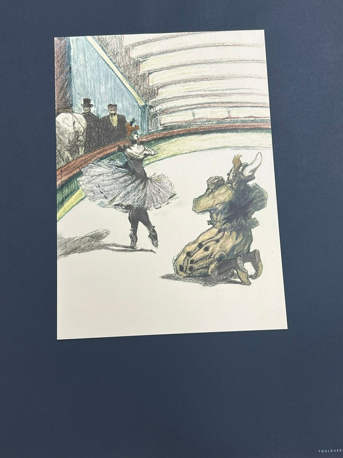 Henri Toulouse Lautrec ‘At The Circus’ Suit Of Color Drawing, Facsimile Reproductions From The Original Portfolio, Suitable For Framing photo 154.0