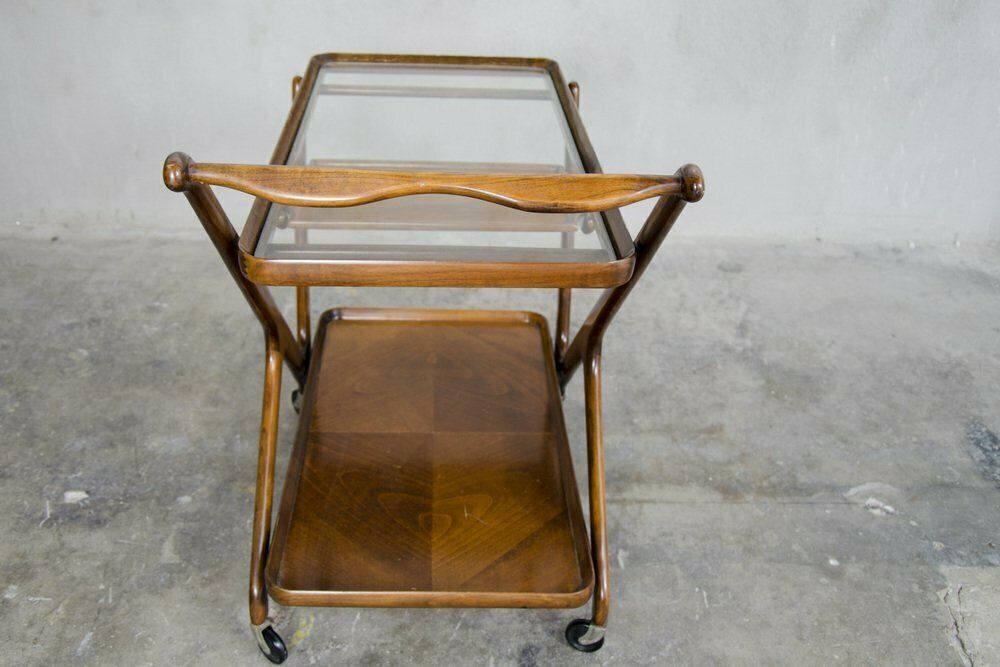 Mid Century Serving Trolley By Cesare Lacca For Cassina, 1950s photo Furniture