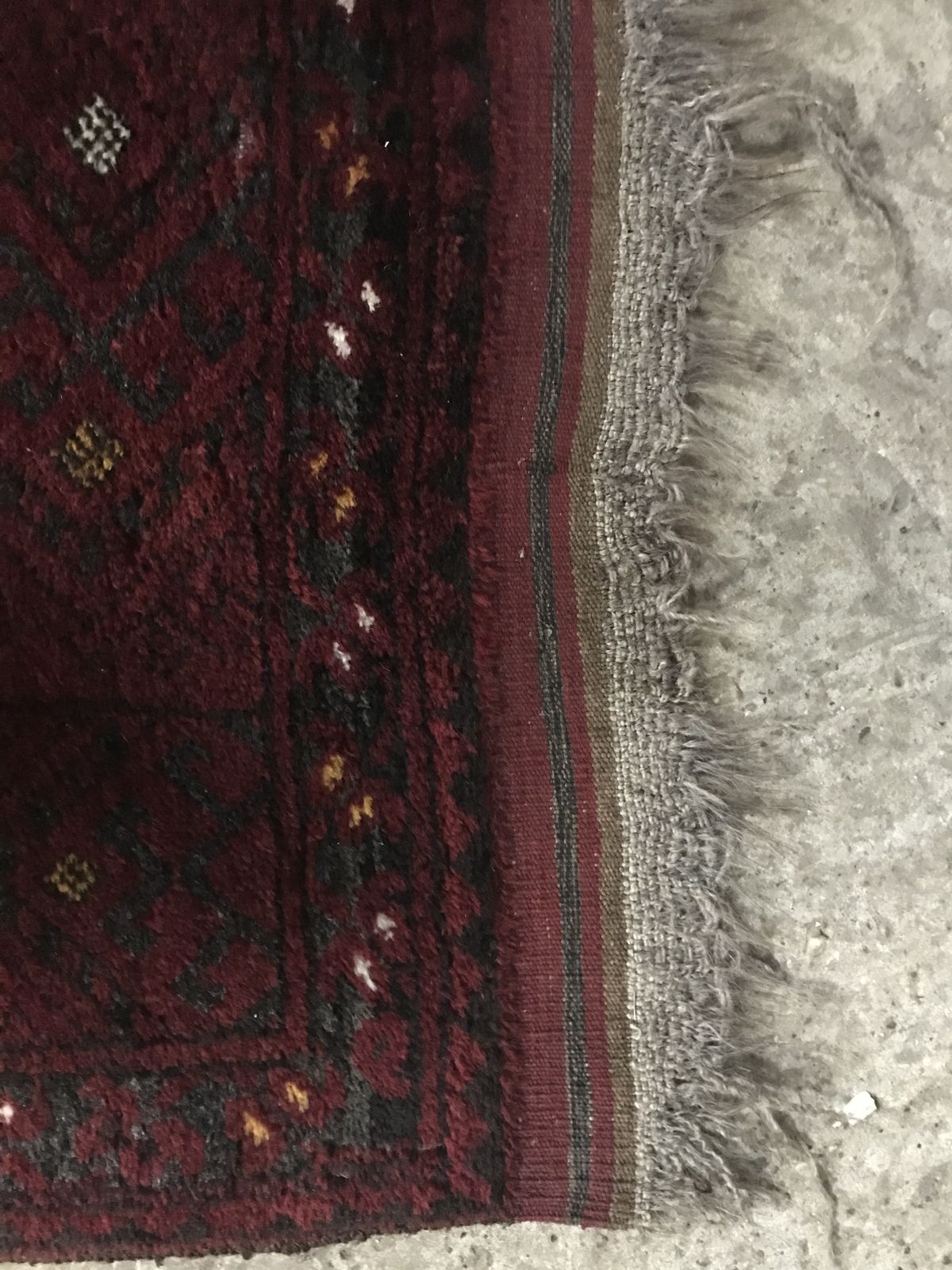 Large Antique Ersari Turkmen Wool Rug photo Textiles