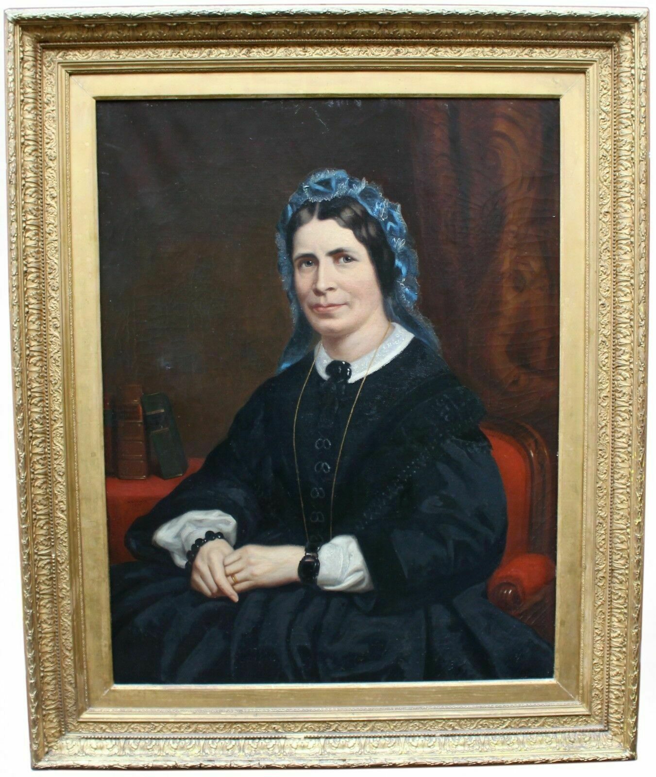 19th C. Portrait Of A Lady By W.R.Waters 1877