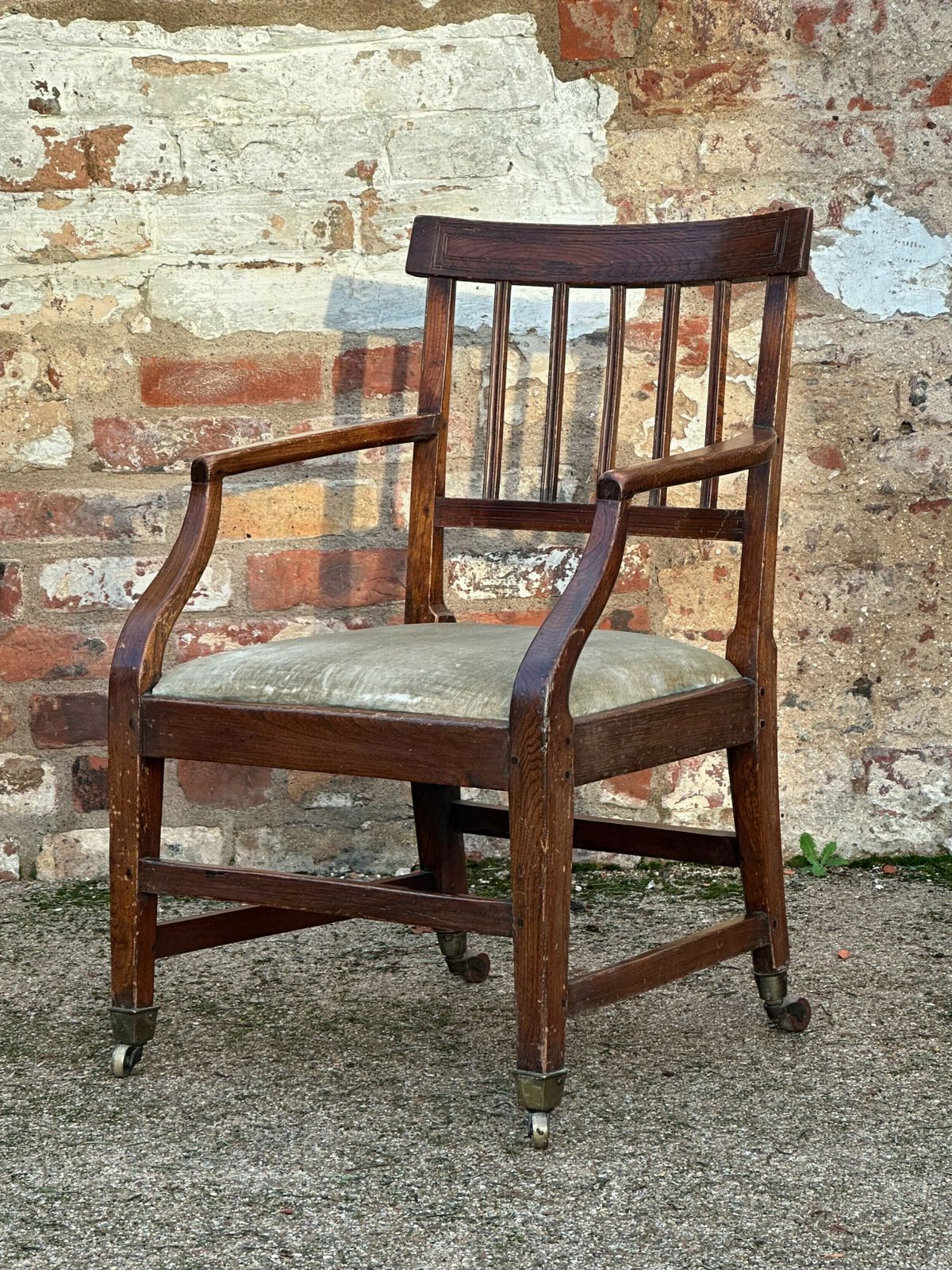 A Scottish George III Wych Elm Armchair, Probably Perthshire C.1800 photo Furniture
